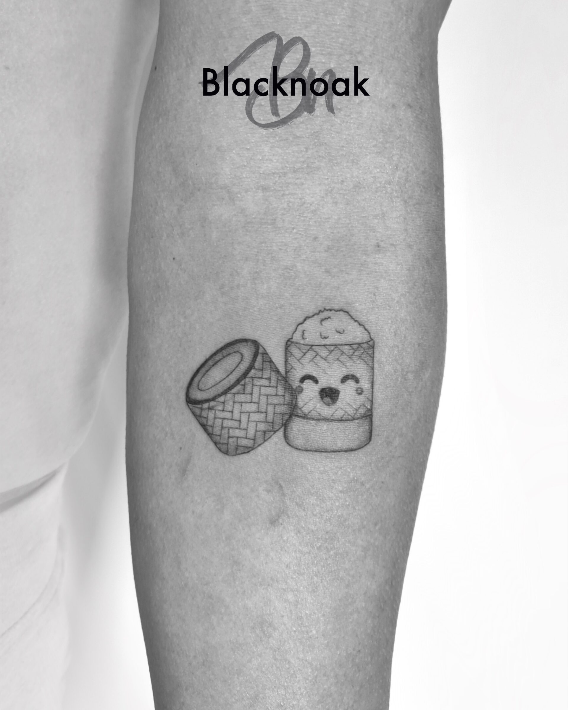 tatouage Panier de riz gluant